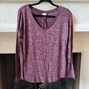 Soft, purple sweater/blouse
